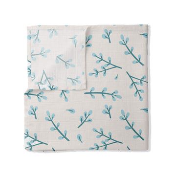 Outlet - Spring Willow Organik Crinkle Square Müslin Örtü
