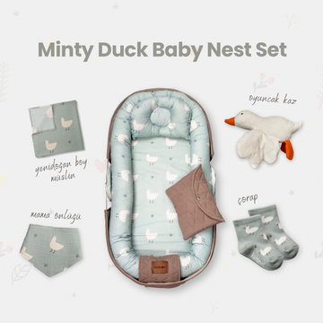 Minty Duck Baby Nest 5'li Set