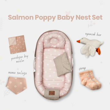 Salmon Poppy Baby Nest Set