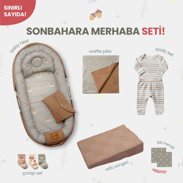 Sonbahara Merhaba Seti – Forest Deer Baby Nest Set