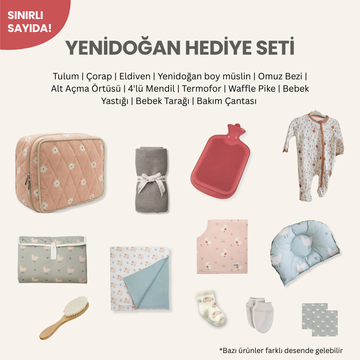 Salmon Poppy Yenidoğan 12’li Set – Çantalı