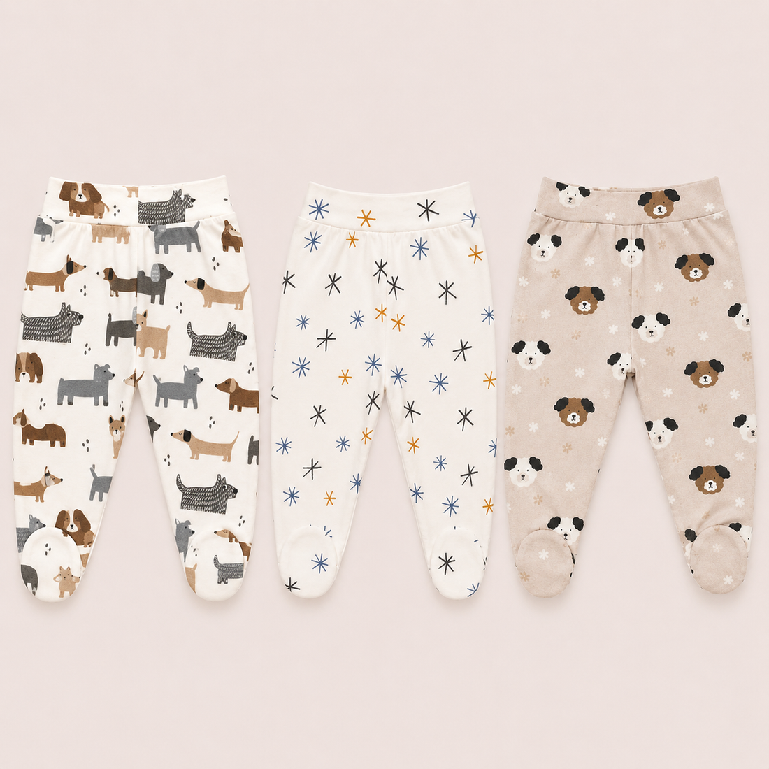 3'lü Pijama Alt Set