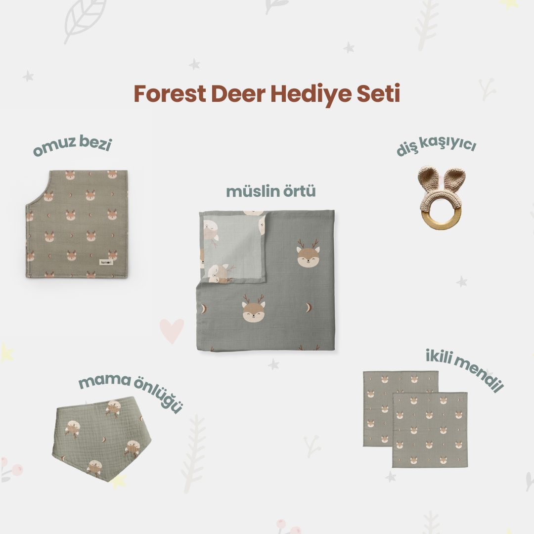 Forest Deer Bebek Hediye Seti