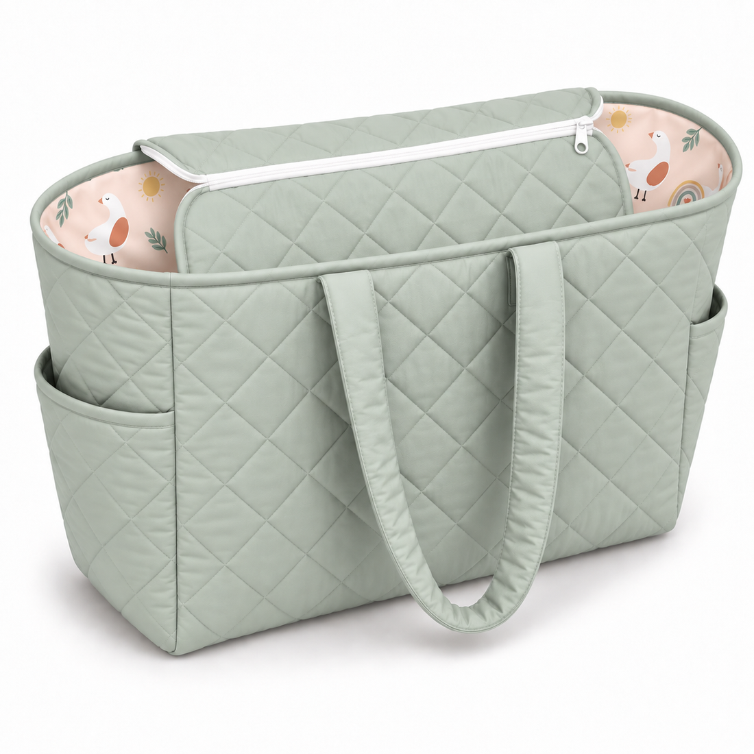 Sage x Lady Goose Tote Anne Çantası
