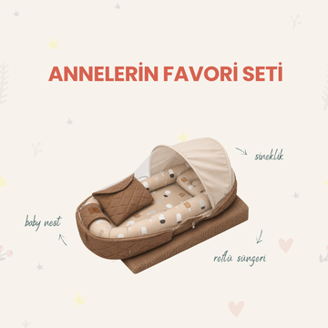 Annelerin Favori Seti – Little Pops Baby Nest Set