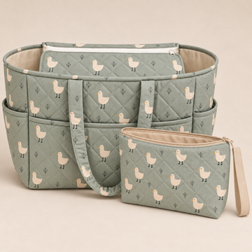 Minty Duck Anne Tote Set