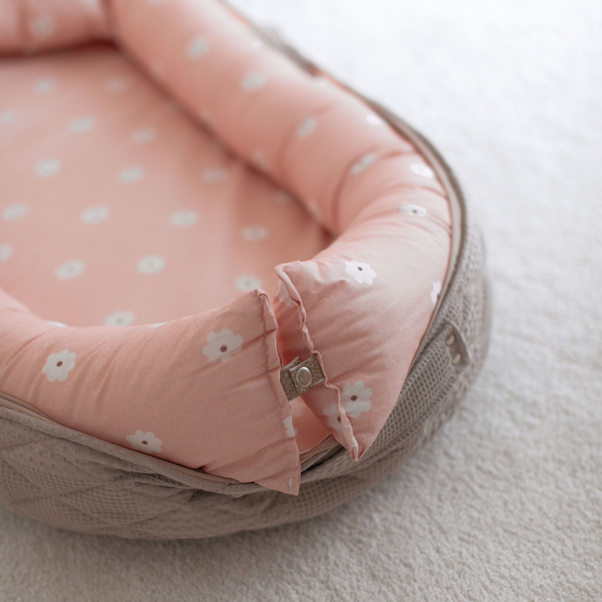 Salmon Poppy Taşınabilir Baby Nest