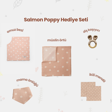 Salmon Poppy Bebek Hediye Seti
