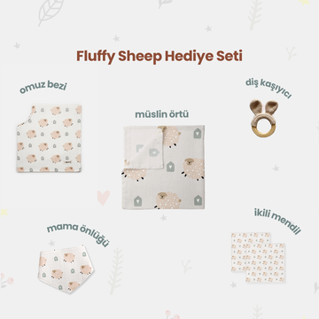 Fluffy Sheep Bebek Hediye Seti