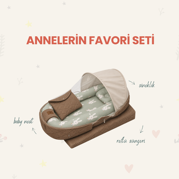Annelerin Favori Seti – Willow Rabbit Baby Nest Set