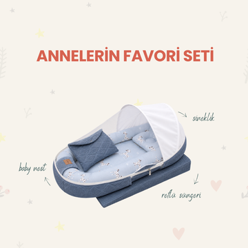 Annelerin Favori Seti – Dalmatians Baby Nest Set