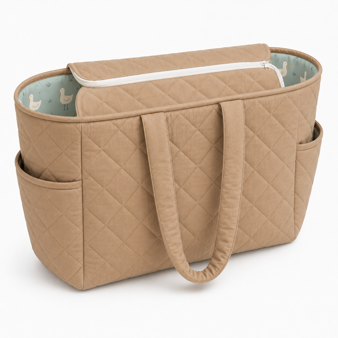 Mocha x Minty Duck Tote Anne Çantası