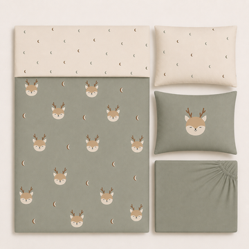 Forest Deer Nevresim Seti
