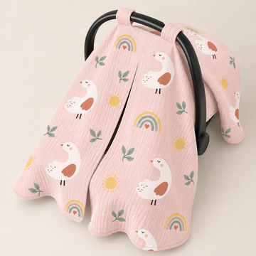 Lady Goose Organik Crinkle Müslin Puset Örtüsü
