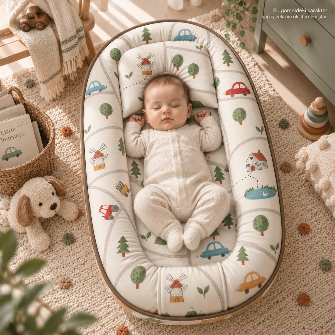 Little Roads Taşınabilir Baby Nest
