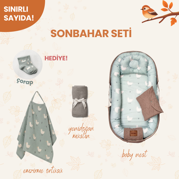 Hoş Geldin Sonbahar Seti – Minty Duck Baby Nest Set