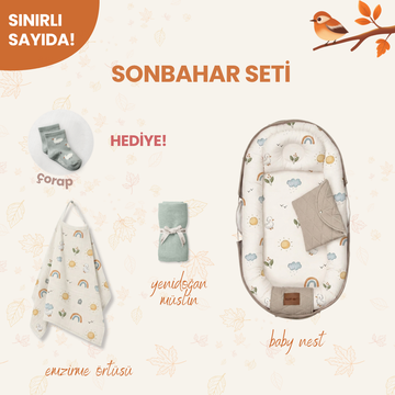 Hoş Geldin Sonbahar Seti – Summer Days Baby Nest Set